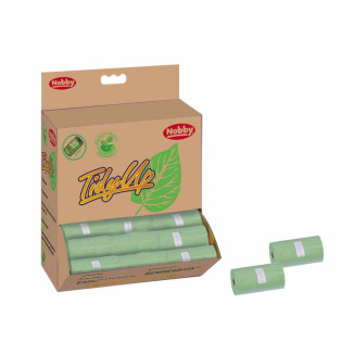 Nobby Eco Poop Bag TidyUp Green Биоразлагаемые эко пакеты для уборки за собакой
