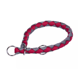 Nobby Corda Martingale Collar Паракордовый ошейник-мартингейл для активных собак (Red/Grey L-XL)