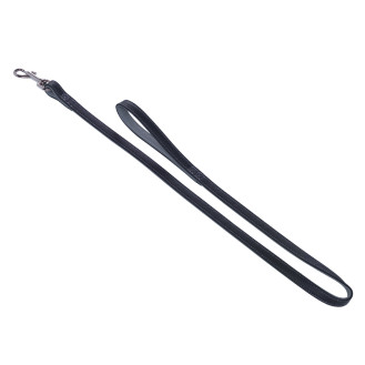 Nobby Pacific Leash Кожаный мягкий поводок с цветной подкладкой для собак (Grey S-M)