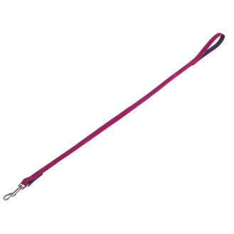 Nobby Velours Leash Замшевый изысканный поводок для маленьких и средних собак (Raspberry L-XL)
