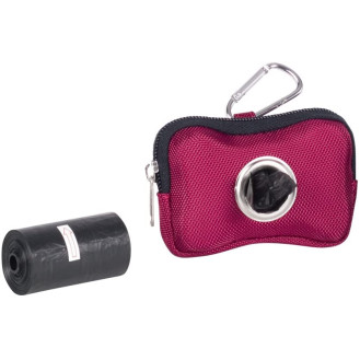 Nobby Hardy Сумка-бокс под гигиенические пакеты для уборки за собакой (Raspberry)