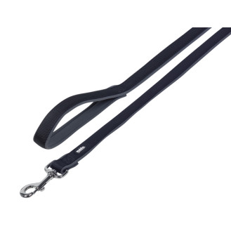 Nobby Classic Preno Leash Нейлоновый поводок с мягкой подкладкой для собак (Black XS-S)