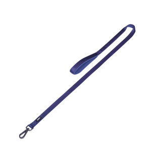Nobby Classic Comfort Leash Нейлоновый прочный поводок с усиленным карабином для собак  (Blue M-L)