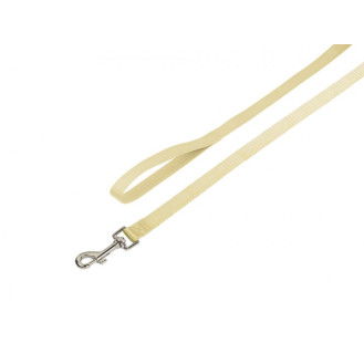 Nobby Classic Leash Нейлоновый прочный поводок с классическим карабином для собак (Creme M-L)