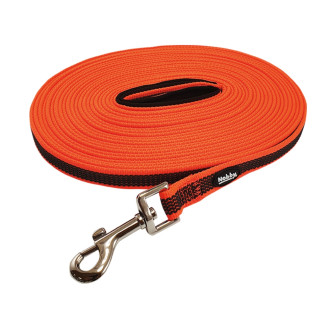 Nobby Anti - Slip Training Leash Прорезиненый буксировочный поводок с ручкой на мягкой подкладке для собак (Orange 15 m)