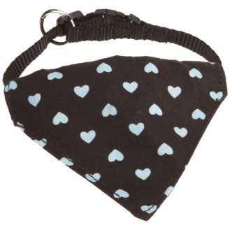 Nobby Bandana Hearts Collar Нейлоновий нашийник-бандана для собак Серця