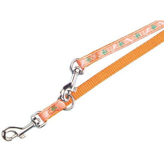 Nobby Mini 3 in 1 Leash Поводок-перестежка с антиспутывающимся механизмом для щенков и маленьких собак (Orange)