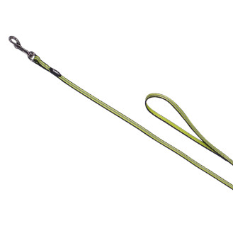 Nobby Mini Reflect Leash Светоотражающий поводок для щенков и маленьких собак (Lime)