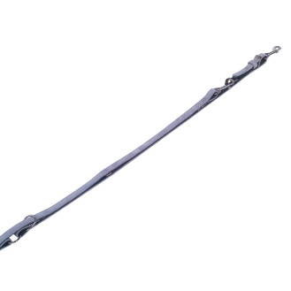 Nobby Velours 3 in 1 Leash Замшевый изысканный поводок-перестёжка для маленьких и средних собак (Grey S-M)