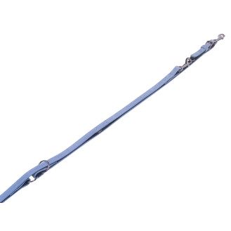 Nobby Velours 3 in 1 Leash Замшевый изысканный поводок-перестёжка для маленьких и средних собак (LBlue L-XL)