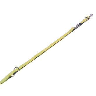 Nobby Velours 3 in 1 Leash Замшевый изысканный поводок-перестёжка для маленьких и средних собак (Lime L-XL)