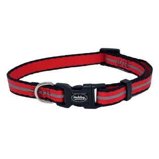 Nobby Mini Reflect Collar Світловідбиваючий нашийник для цуценят та маленьких собак з фастекстом