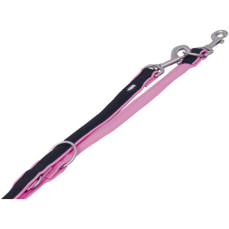 Nobby Mesh Preno 3 in 1 Leash Усиленный поводок-перестежка со спецподкладкой для собак с чувствительной кожей (Pink L-XL)