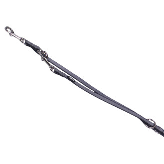 Nobby Mini Reflect 3 in 1 Leash Светоотражающий поводок-перестёжка для щенков и маленьких собак (Grey)