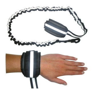 Nobby Free Hands Elastic Wrist Training Leash Світловідбиваючий амортизуючий наручний повідець для бігу з собакою 