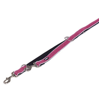 Nobby Cayo 3 in 1 Leash Светоотражающий поводок-перестежка с мехозащитной подкладкой для собак
