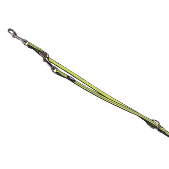 Nobby Mini Reflect 3 in 1 Leash Светоотражающий поводок-перестёжка для щенков и маленьких собак (Lime)