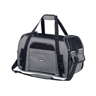 Nobby Lujan Дорожная сумка-переноска с плечевым ремнем для мелких собак и котов весом до 5-7 кг (Grey S)