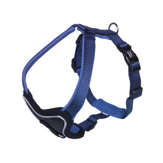 Nobby Classic Preno Y-shaped Harness Анатомическая шлея для собак с мехозащитной подкладкой и светоотражающими полосками (Blue M)