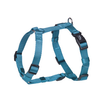 Nobby Classic H-shaped Harness Анатомическая шлея для собак с плавной регулировкой размера и классическим фастексом (LBlue S-M)