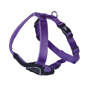 Nobby Classic Preno Y-shaped Harness Анатомическая шлея для собак с мехозащитной подкладкой и светоотражающими полосками (Violet S-M)
