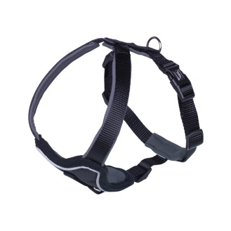Nobby Classic Preno Y-shaped Harness Анатомическая шлея для собак с мехозащитной подкладкой и светоотражающими полосками (Black M)