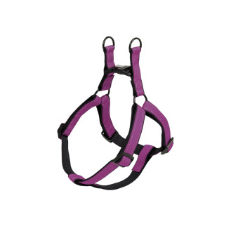 Nobby Classic Reflect Soft Step-in Harness Светоотражающая правильная шлея для собак с мягкой защитной подкладкой (Violet M)