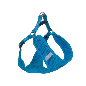 Nobby Mesh Reflect Air Step-in Harness Воздухопроницаемая мягкая шлейка для собак со светоотражающими полосками (LBlue M)