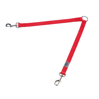 Nobby Classic Multiple Leash Нейлоновый поводок-сворка с классическим карабином для двух собак