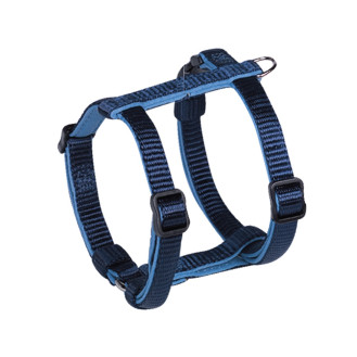 Nobby Classic Preno Mini H-shaped Harness Анатомическая шлейка для щенков и маленьких собак с мехозащитной подкладкой (Blue XXS-S)