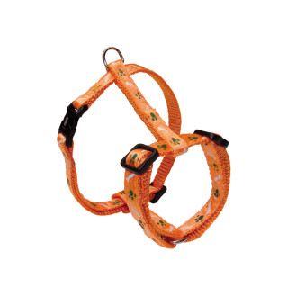 Nobby Mini H-shaped Harness Анатомическая шлейка для щенков и маленьких собак с плавной регулировкой размера (Orange XXS-XS)