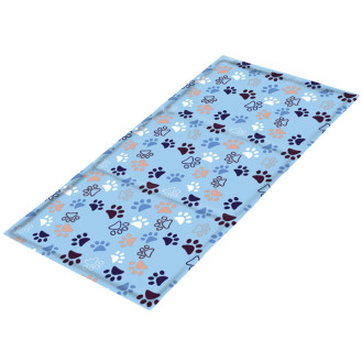 Nobby Cooling Mat Lissi Blue Охлаждающий коврик для собак и кошек Голубые лапки