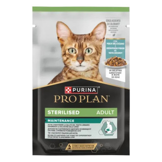 Purina Pro Plan Sterilised Adult Maintenance Ocean Fish Влажный корм для стерилизованных кошек Кусочки океанической рыбы в желе