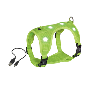 Nobby Flash Mesh LED Vest Harness Светодиодная анатомическая шлея-жилет для собак, светящаяся ночью