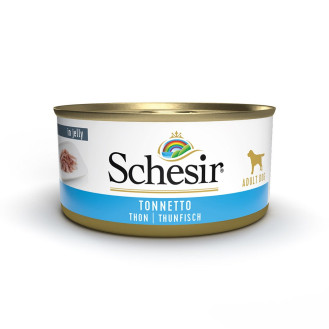 Schesir Adult Dog Tuna in Jelly Консерва для собак віком від 1 року Тунець в желе