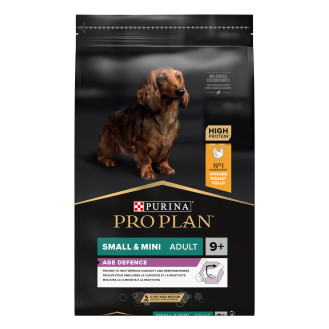 Purina Pro Plan Small & Mini Age Defence Adult 9+ Chicken Сухой корм с курицей для пожилых собак маленьких пород (7 кг)