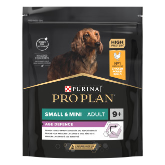 Purina Pro Plan Small & Mini Age Defence Adult 9+ Chicken Сухой корм с курицей для пожилых собак маленьких пород (700 г)