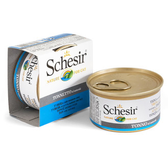 Schesir Adult Cat Tuna Natural Style Консерва для котов в возрасте от 1 года Тунец в собственном соку