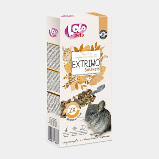 LoLo Pets Smakers Extrimo Chinchilla Ласощі для шиншил Вітамінізовані палички