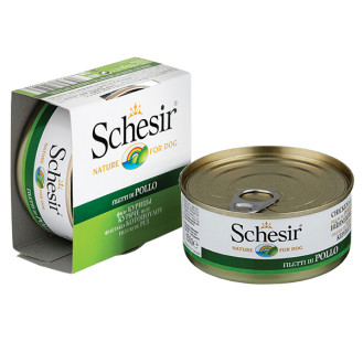 Schesir Adult Dog Chicken Fillets in Jelly Консерва для собак в возрасте от 1 года Куриное филе в желе