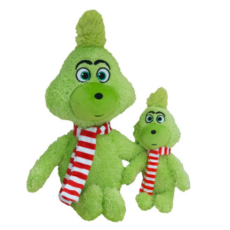 Nobby Xmas Plush Grinch М'яка новорічна іграшка для собак Ґрінч з пищалкою