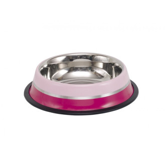 Nobby Two Tone Антискользящая миска из нержавеющей стали для собак Колор (Pink 450 мл)