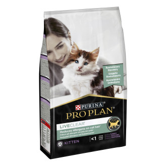 Purina Pro Plan LiveClear Kitten Turkey Сухий корм з індичкою для кошенят, знижуючий рівень алергенів на шерсті