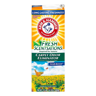 Arm&Hammer Fresh Scentsations Carpet Odor Fresh Breeze Порошок для видалення слідів тварин на килимах Свіжий бриз