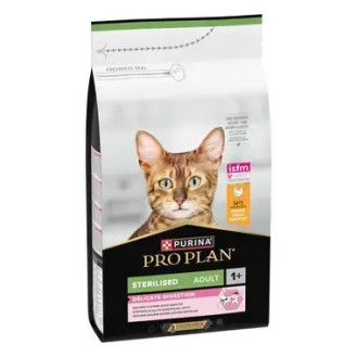 Purina Pro Plan Sterilised Adult 1+ Delicate Digestion Chicken Сухий корм з куркою для стерилізованих кішок з чутливим травленням