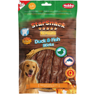 Nobby StarSnack Dental BBQ Duck & Fish Stick Ласощі для догляду за зубами собак Паличка з Качкою та Тріскою