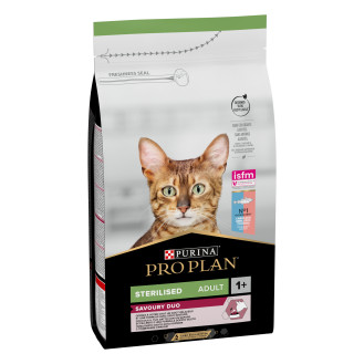 Purina Pro Plan Sterilised Adult 1+ Savoury Duo Cod & Trout Сухий корм з тріскою та фореллю для стерилізованих кішок