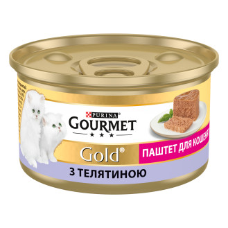 Gourmet Gold Kitten Paste Veal Консерва для котят Паштет с телятиной