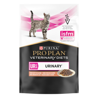 Purina Pro Plan Veterinary Diets UR Urinary St/Ox Complex Salmon Влажный лечебный корм с лососем для котов с мочекаменной болезнью