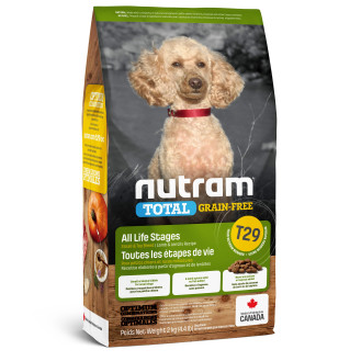 Nutram T29 Total Grain-Free Small Breed Lamb & Lentils Беззерновой сухой корм с ягненком и чечевицей для собак маленьких пород